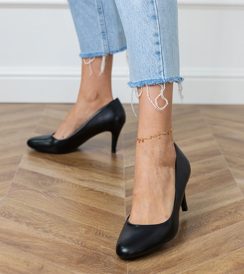 Gemre Pantofi negri clasici pentru femei Veris