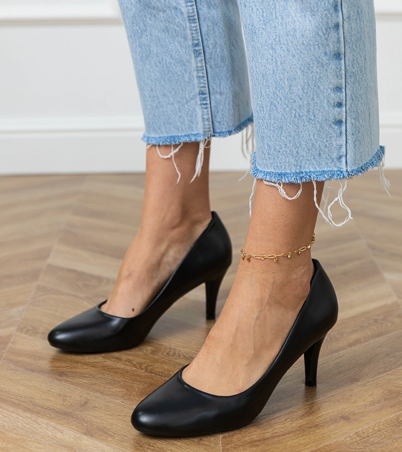 Gemre Pantofi negri clasici pentru femei Veris