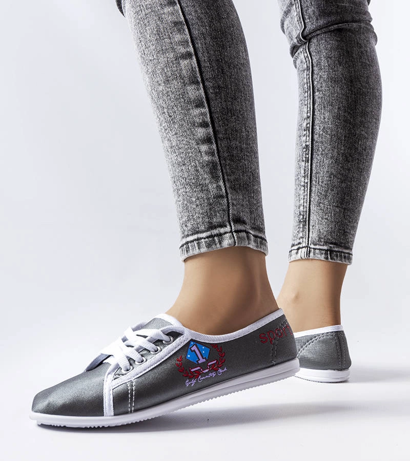 Gemre Pantofi de sport pentru femei Woodstock gri