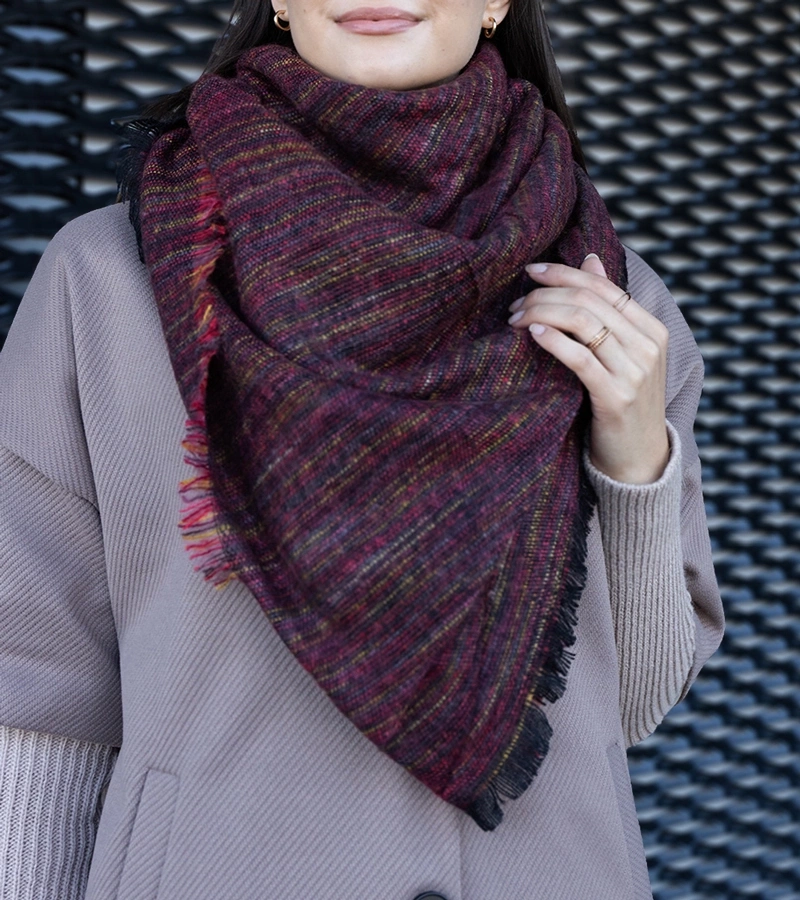 Gemre Burgundy scarf Nyomi