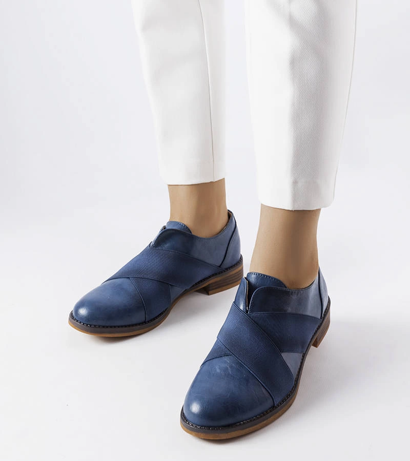Gemre Pantofi eleganți Winnipeg de culoare albastru marin