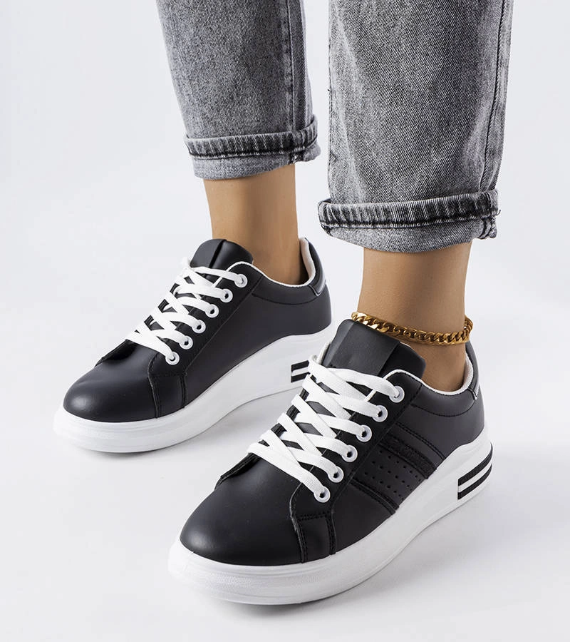 Gemre Black platform sneakers Lanoie