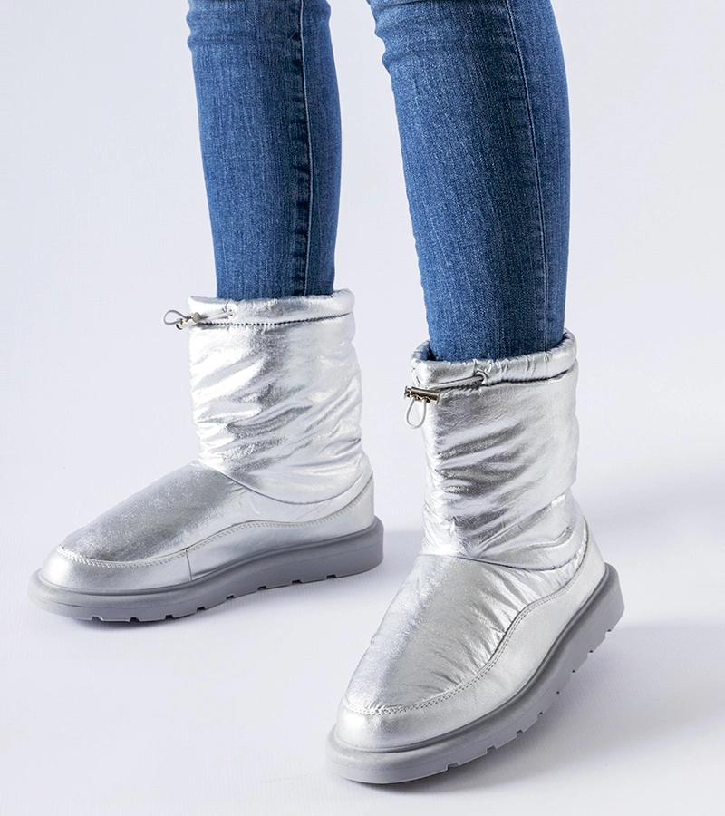 Gemre Silver insulated snow boots Whitetail