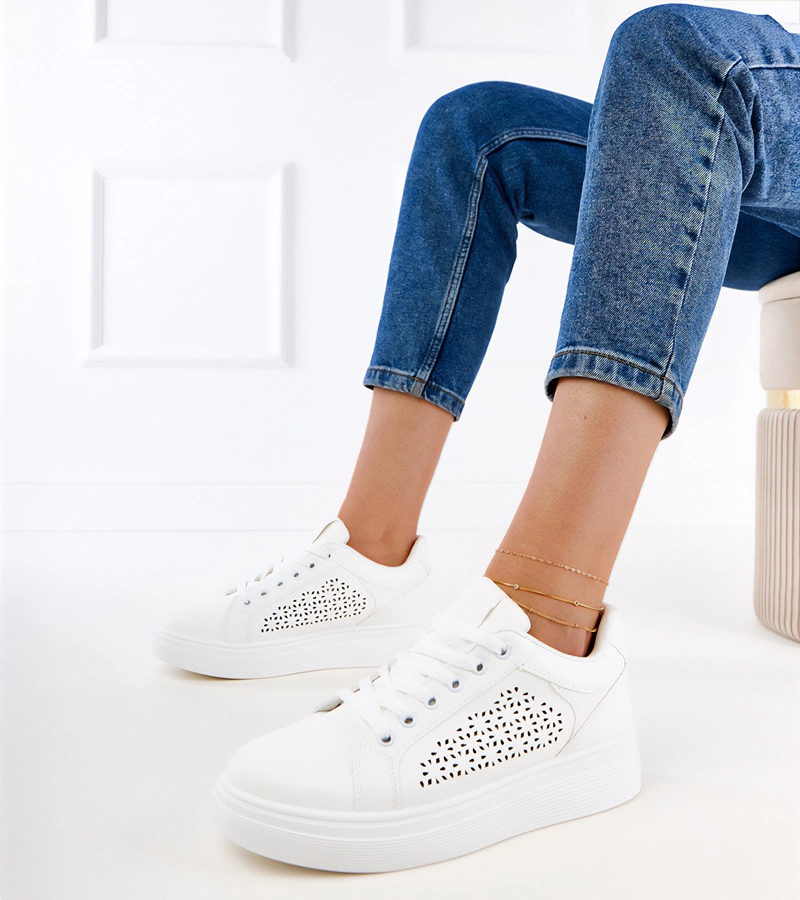 Gemre White platform sneakers Remmi