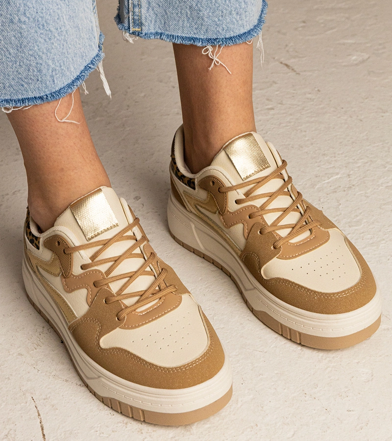 Gemre Adidași sportivi bej pentru femei Seisha