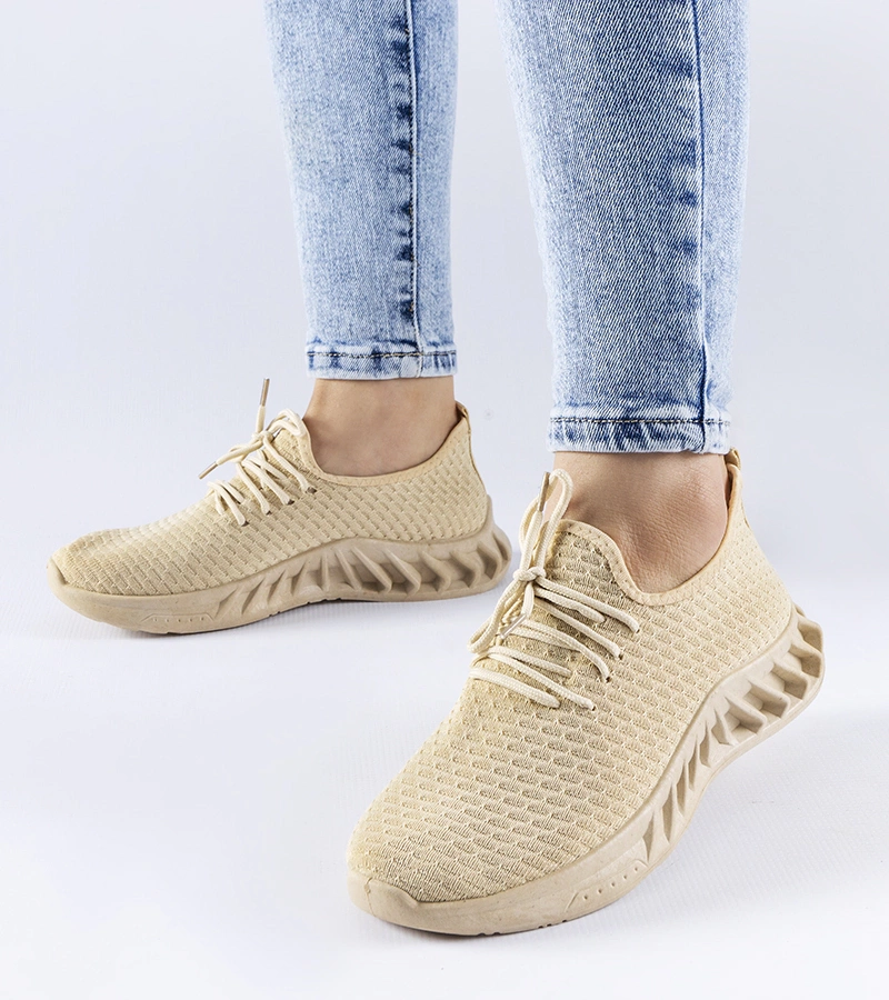 Gemre Beige Fabric Sneakers Derek
