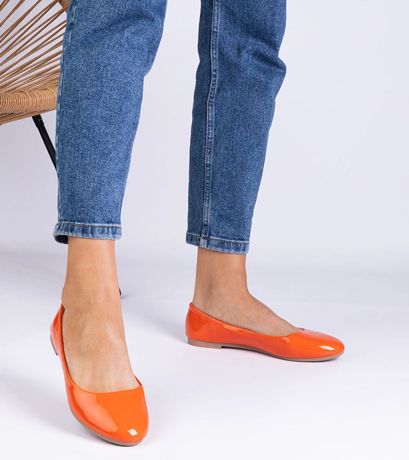 Gemre Balerini lăcuiți portocalii Aurika