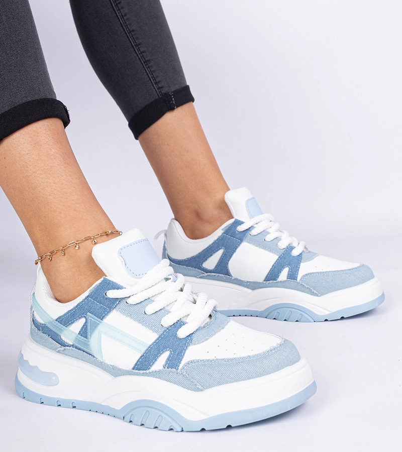 Gemre Adidași din blugi cu șireturi groase Luciana