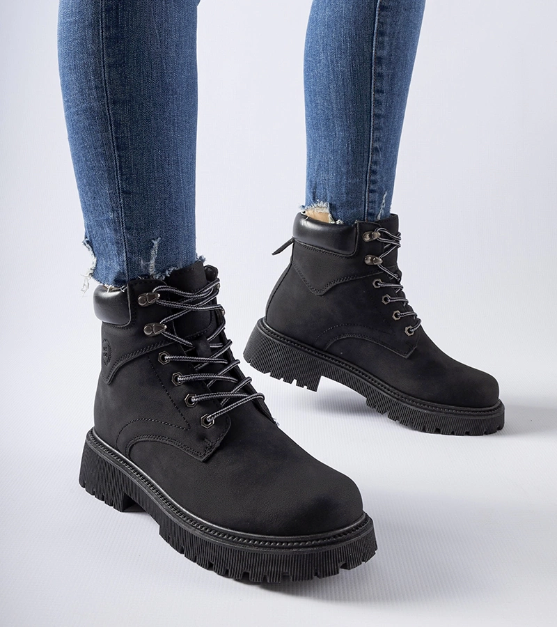 Gemre Black insulated classic Bentley work boots