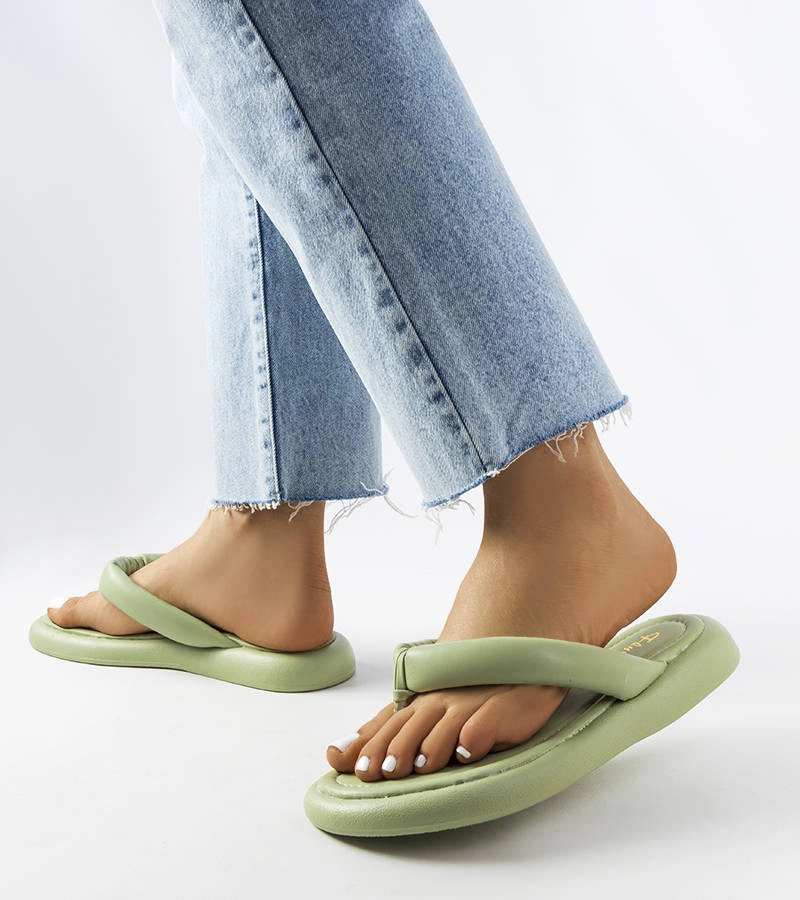 marka niezdefiniowana Flip flop-uri solide verzi de la Smithfield