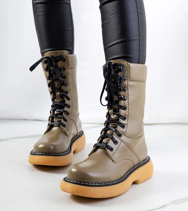 Gemre Green combat boots Redel