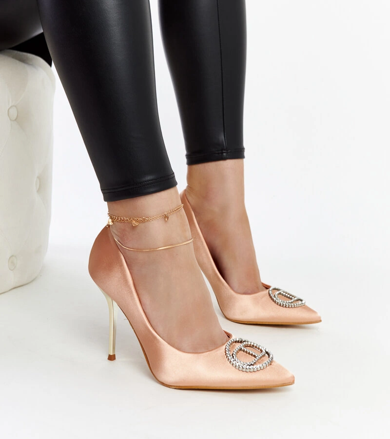 Gemre Tocuri roz pal cu zirconii Elife