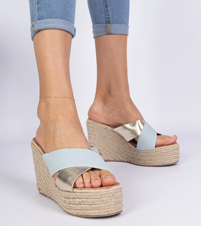 Gemre Sandale din denim cu platformă Lerada