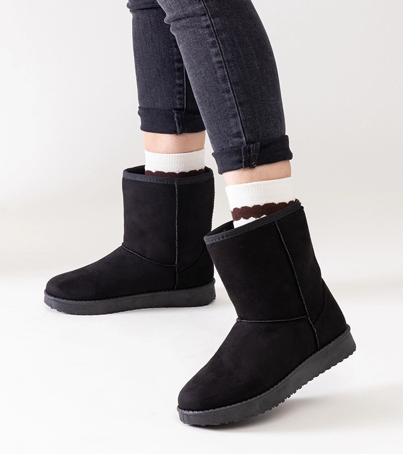 Gemre Black insulated classic snow boots Libero