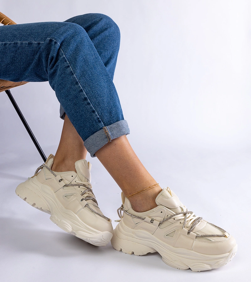 Gemre Adidași sport bej pentru femei Ivett