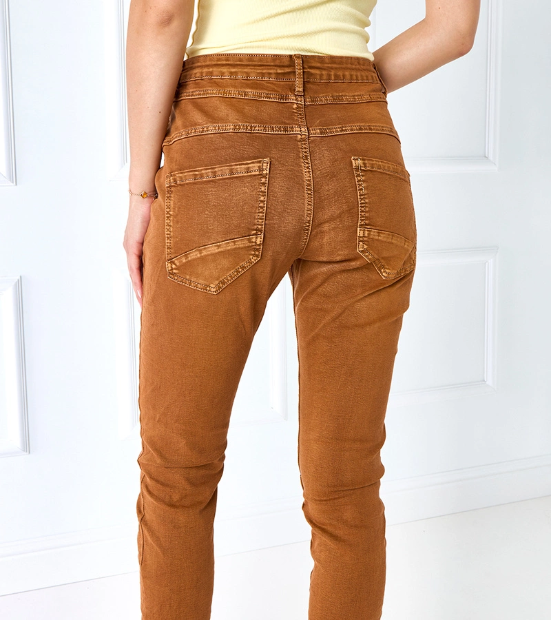 Gemre Pantaloni din denim maro Lévesque