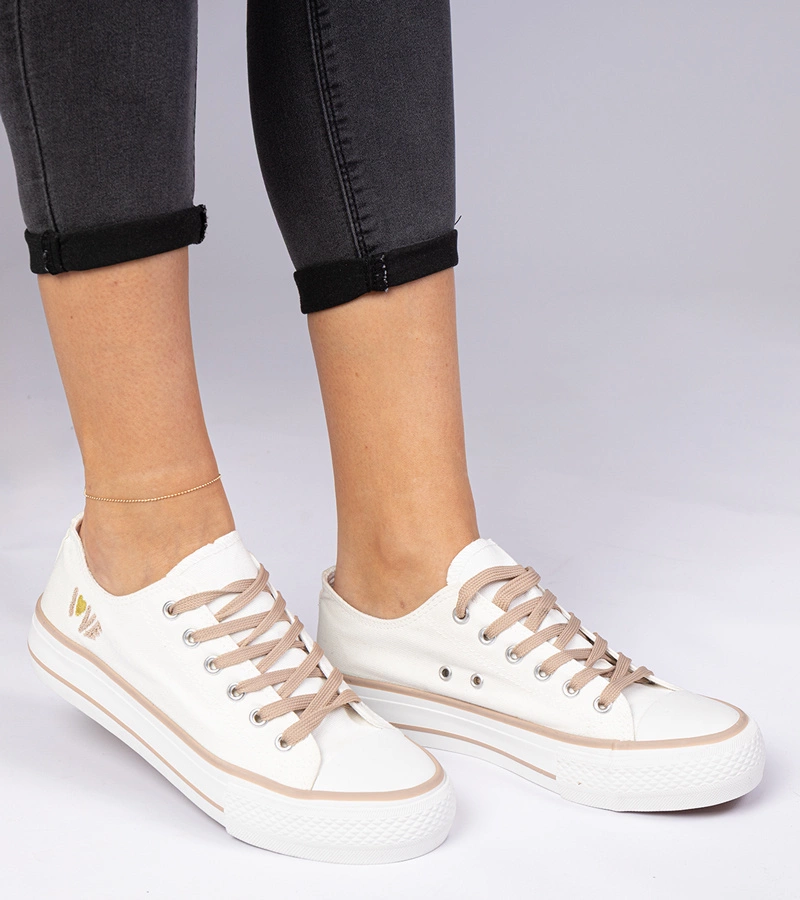 Gemre Adidași clasici pentru femei Ellana alb-maro