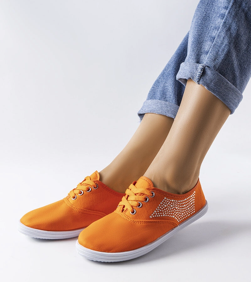 Gemre Godfrey pantofi de sport cu zirconiu portocaliu