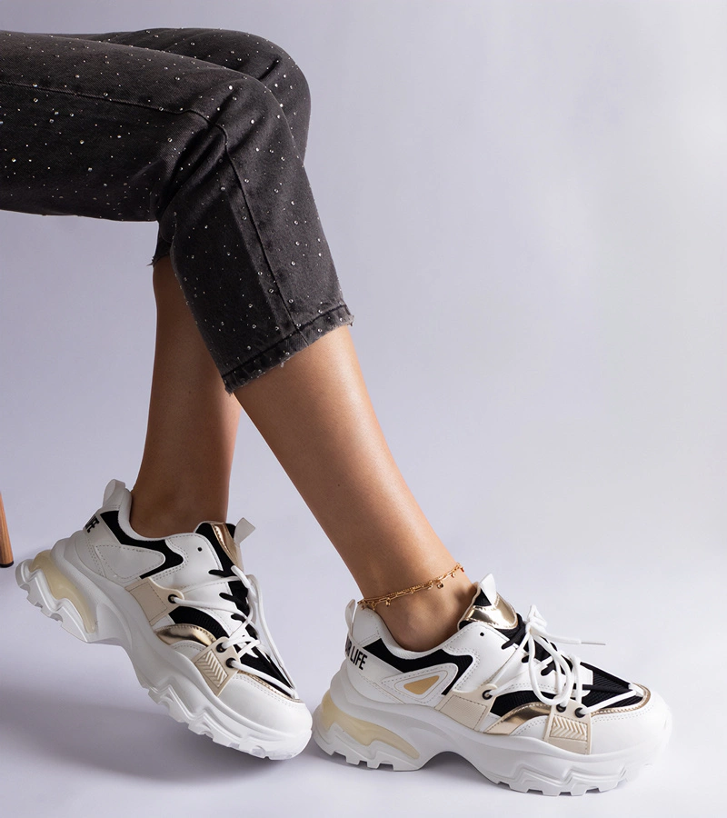 Gemre Adidași sport alb-negru Sulamita