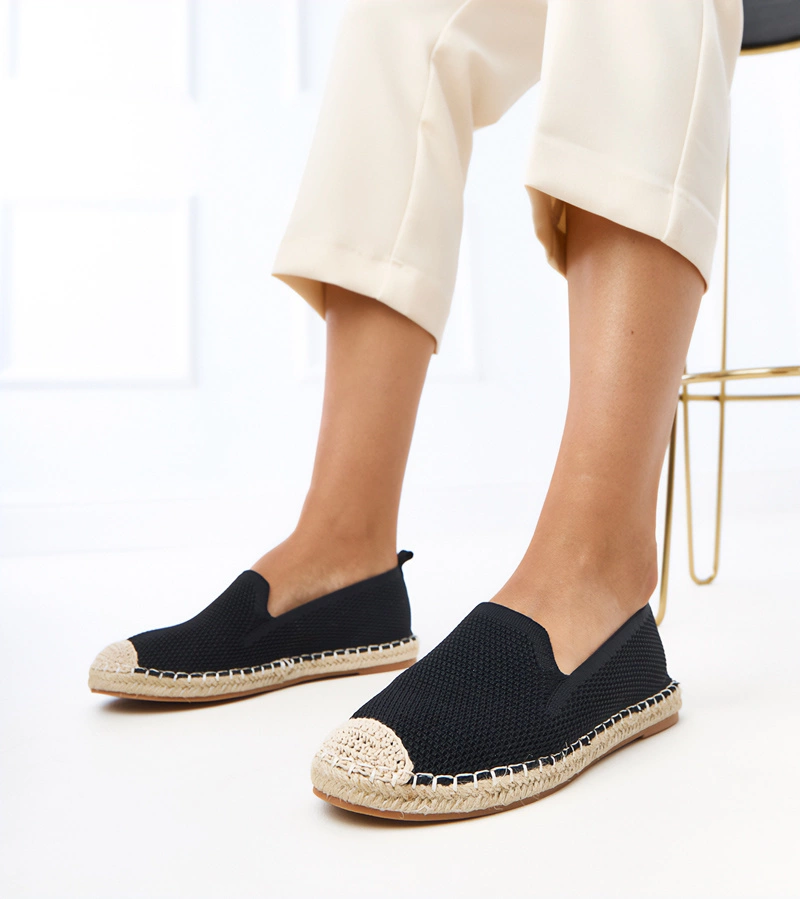 Gemre Black platform espadrilles Luna