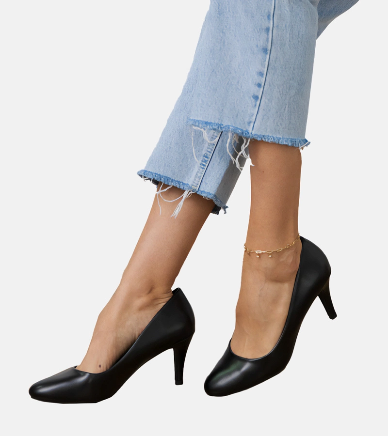 Gemre Pantofi negri clasici pentru femei Veris