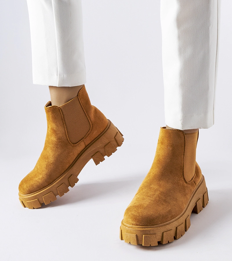 Gemre Light Brown Women's Ankle Boots Mooca