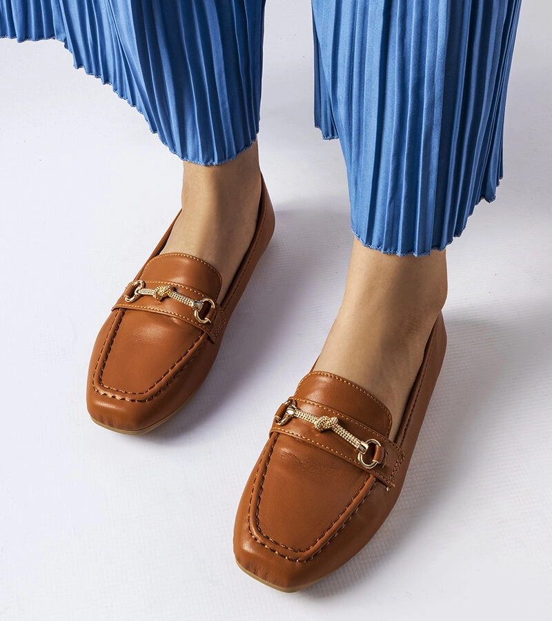 Gemre Mocasini decorativi maro de Docherty