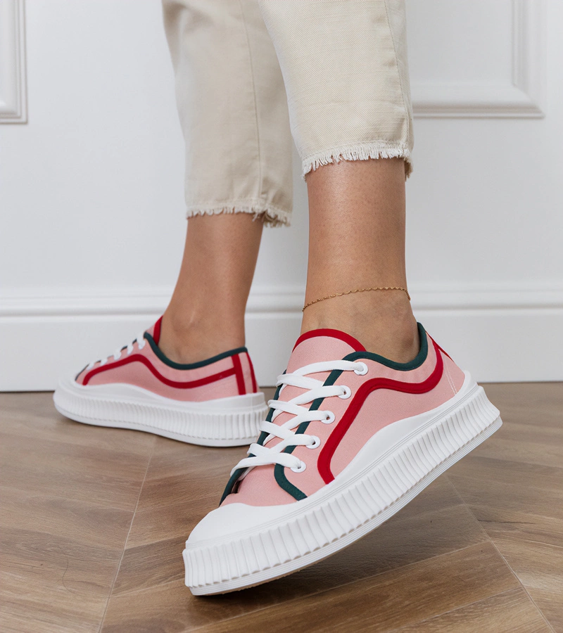 Gemre Adidași roz Salis pentru femei cu platformă