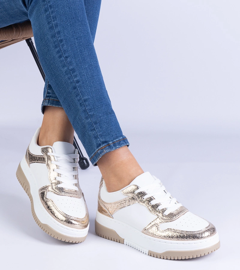 Gemre Gold thick-soled sneakers Undina