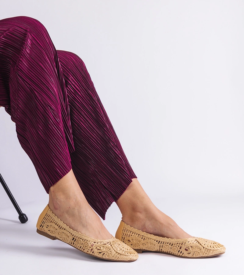 Gemre Balerini bej țesuți Salinela