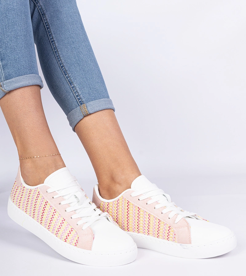 Gemre Adidași roz din material pentru femei Bellisio