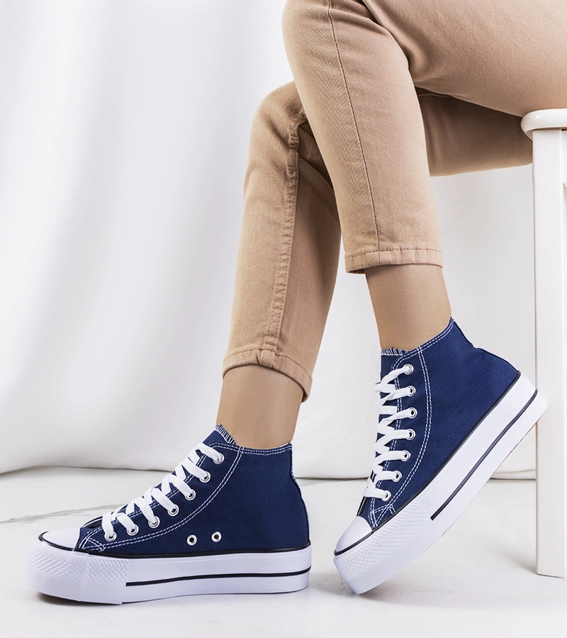 Gemre Navy platform sneakers Korgay