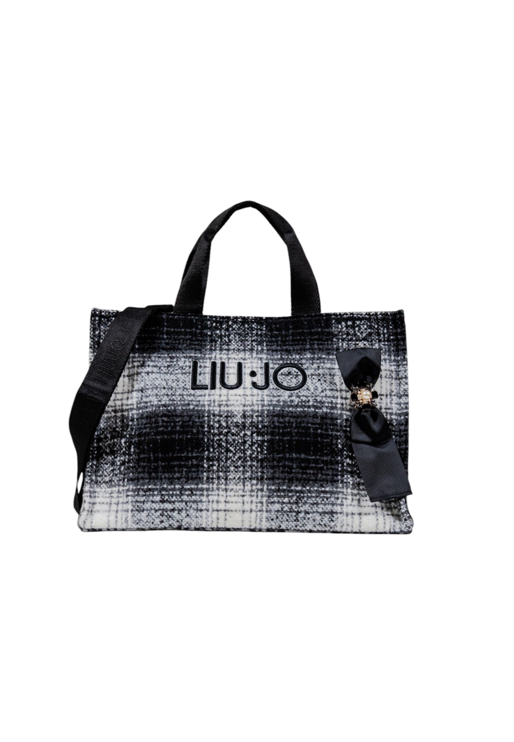 Liu Jo veľká kabelka s kockovaným vzorom