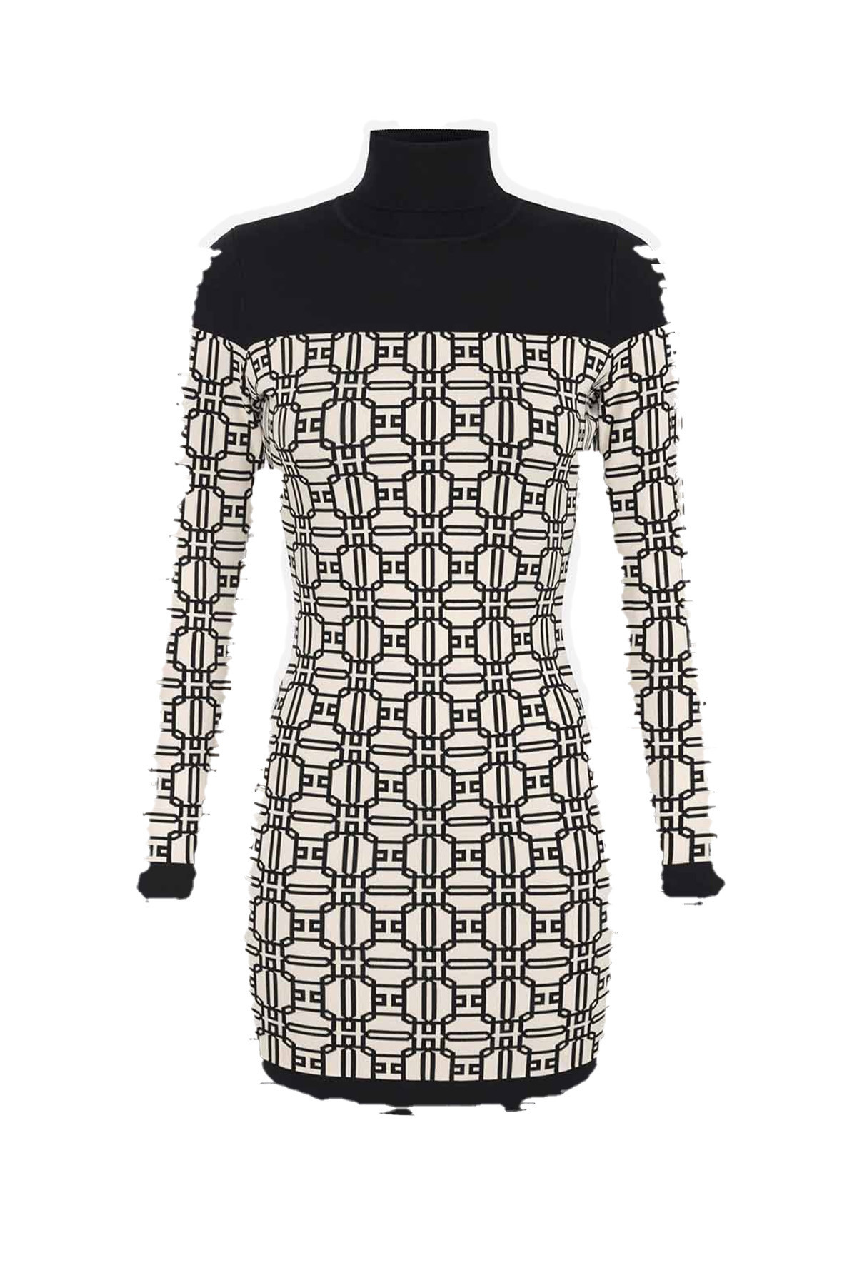 Рокля Elisabetta Franchi с геометричен модел