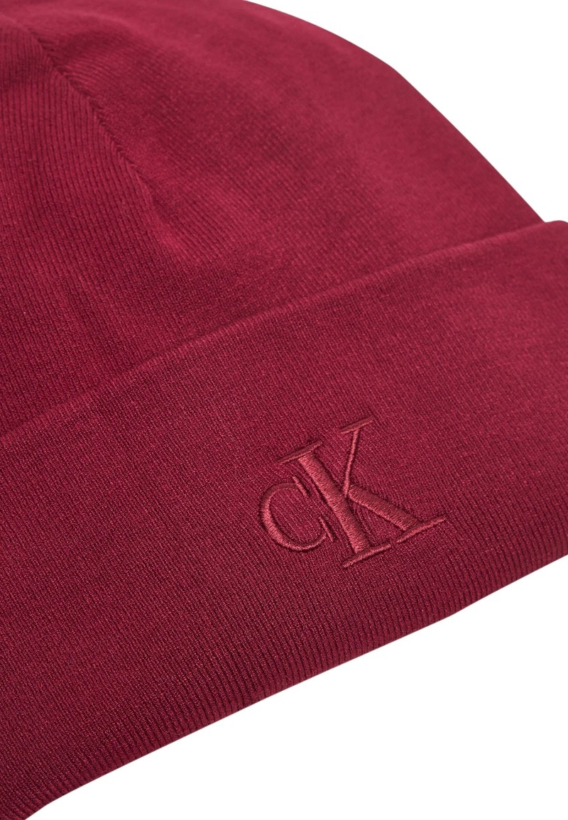 Calvin Klein pánská vínová čepice