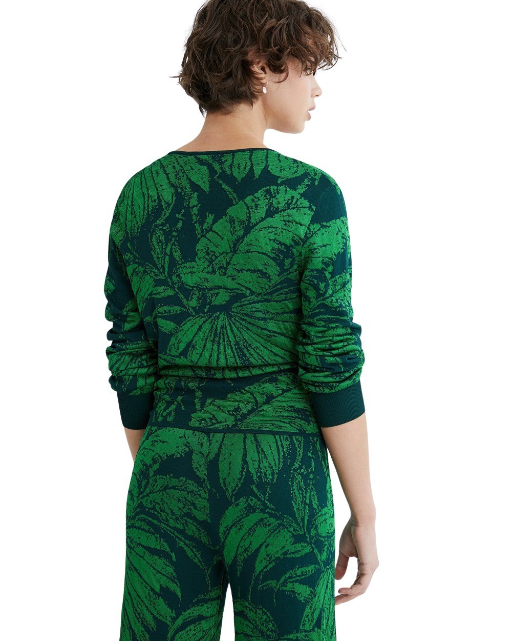 Пуловер с шарки Desigual