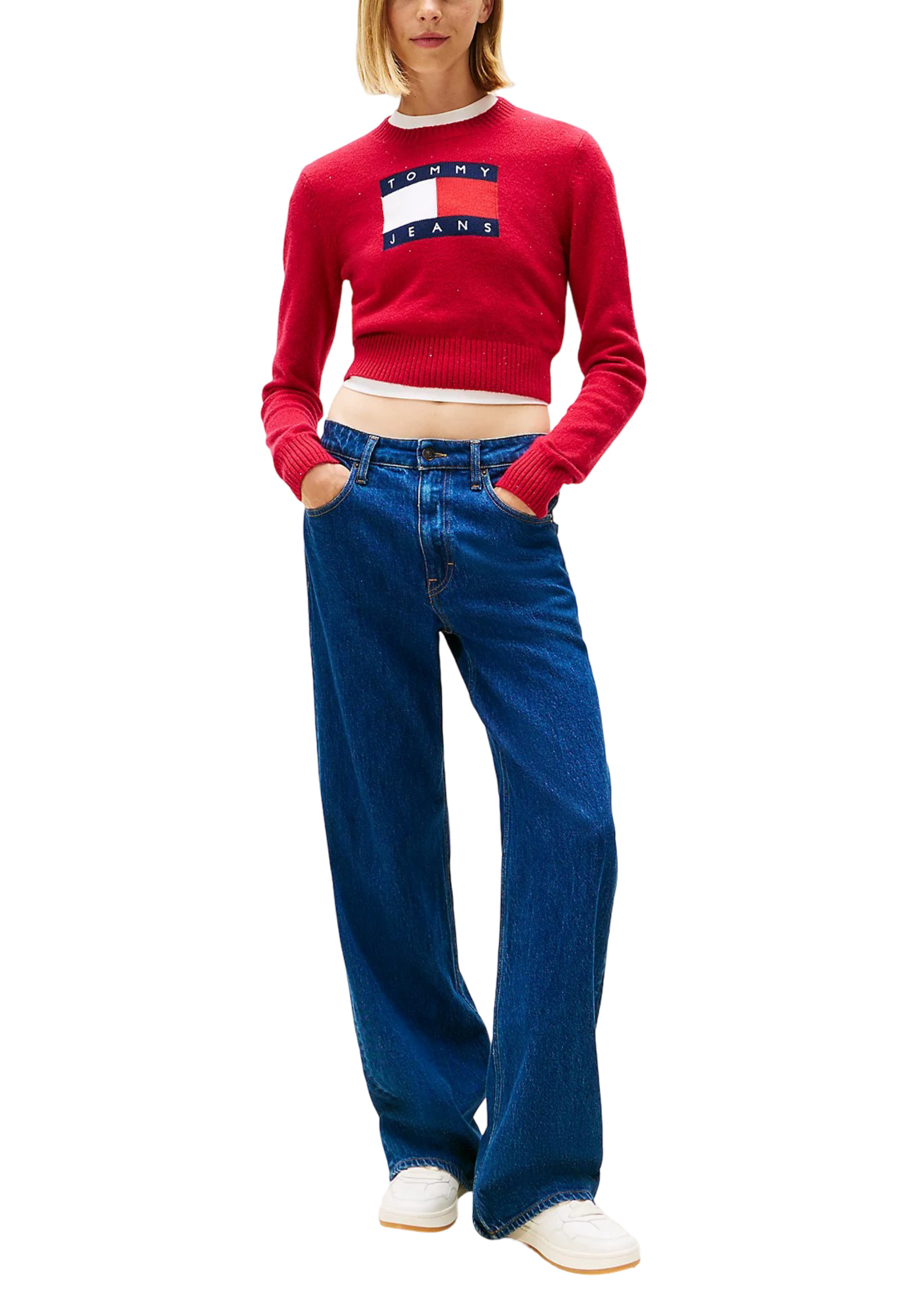 Дамска тениска с дълъг ръкав Tommy Hilfiger