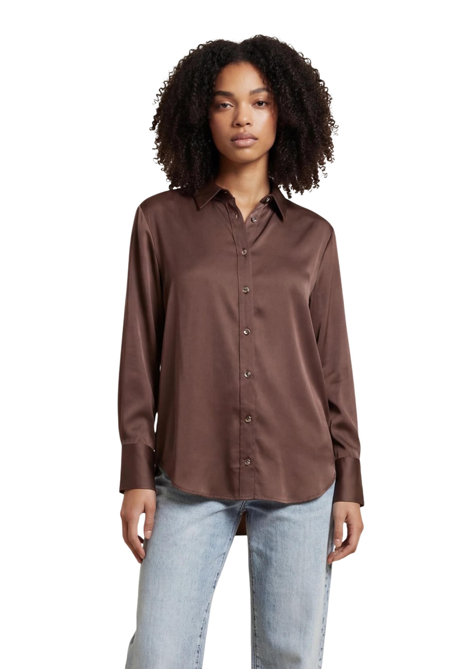 Кафява блуза Само Дона