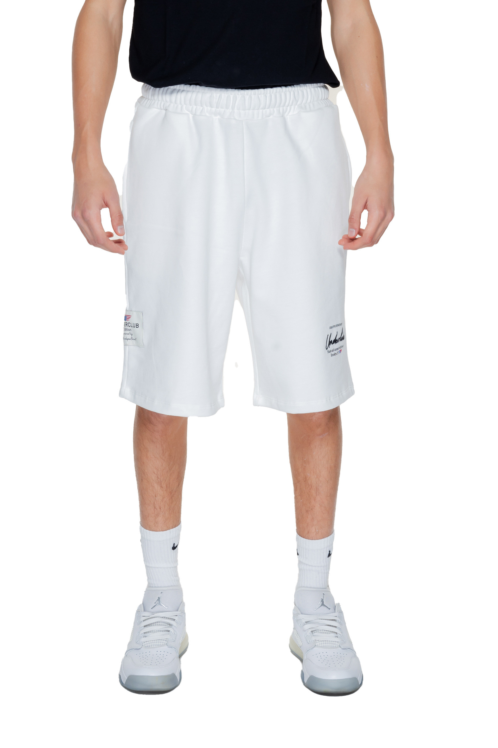 Biele pánske bermudy Underclub