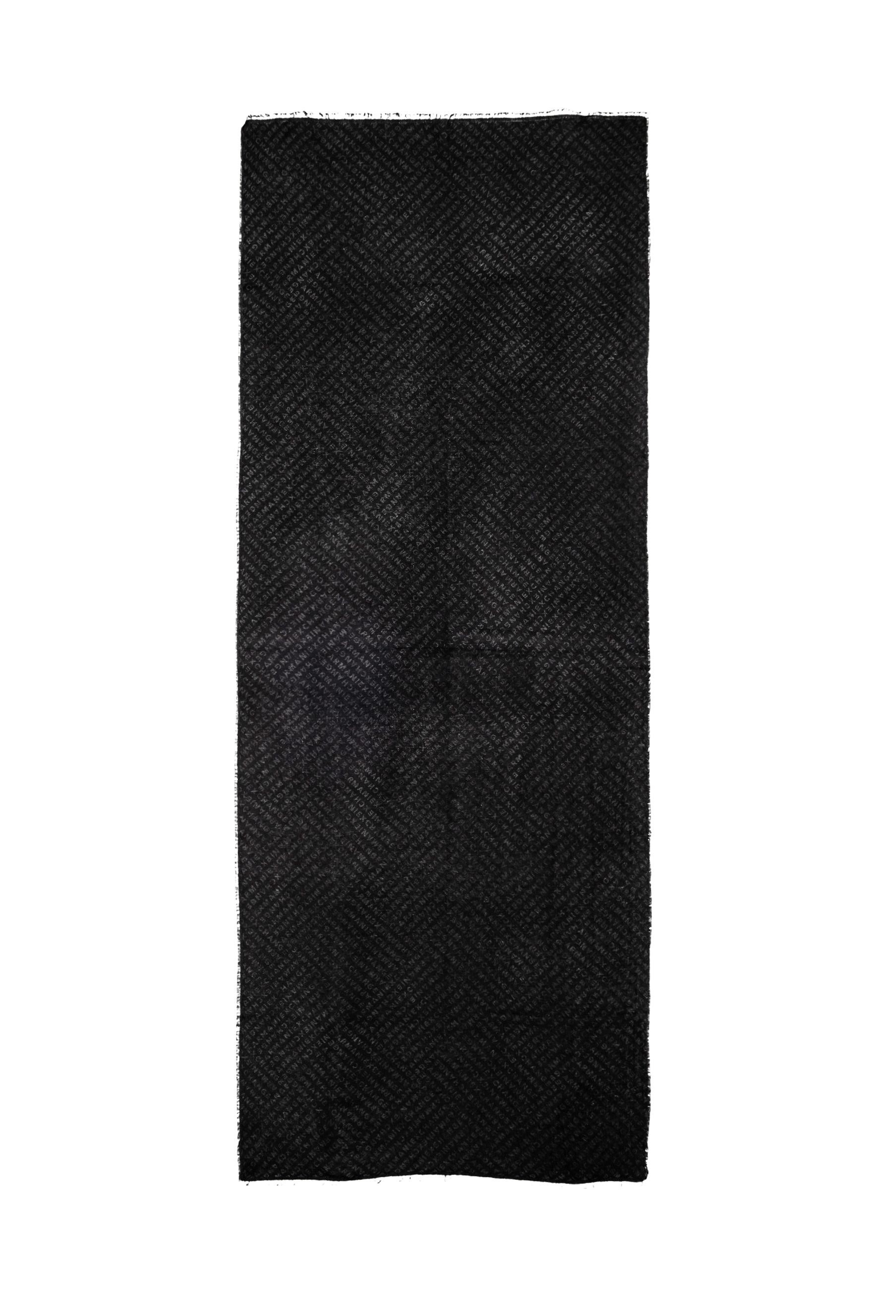 Шал Armani Exchange черен