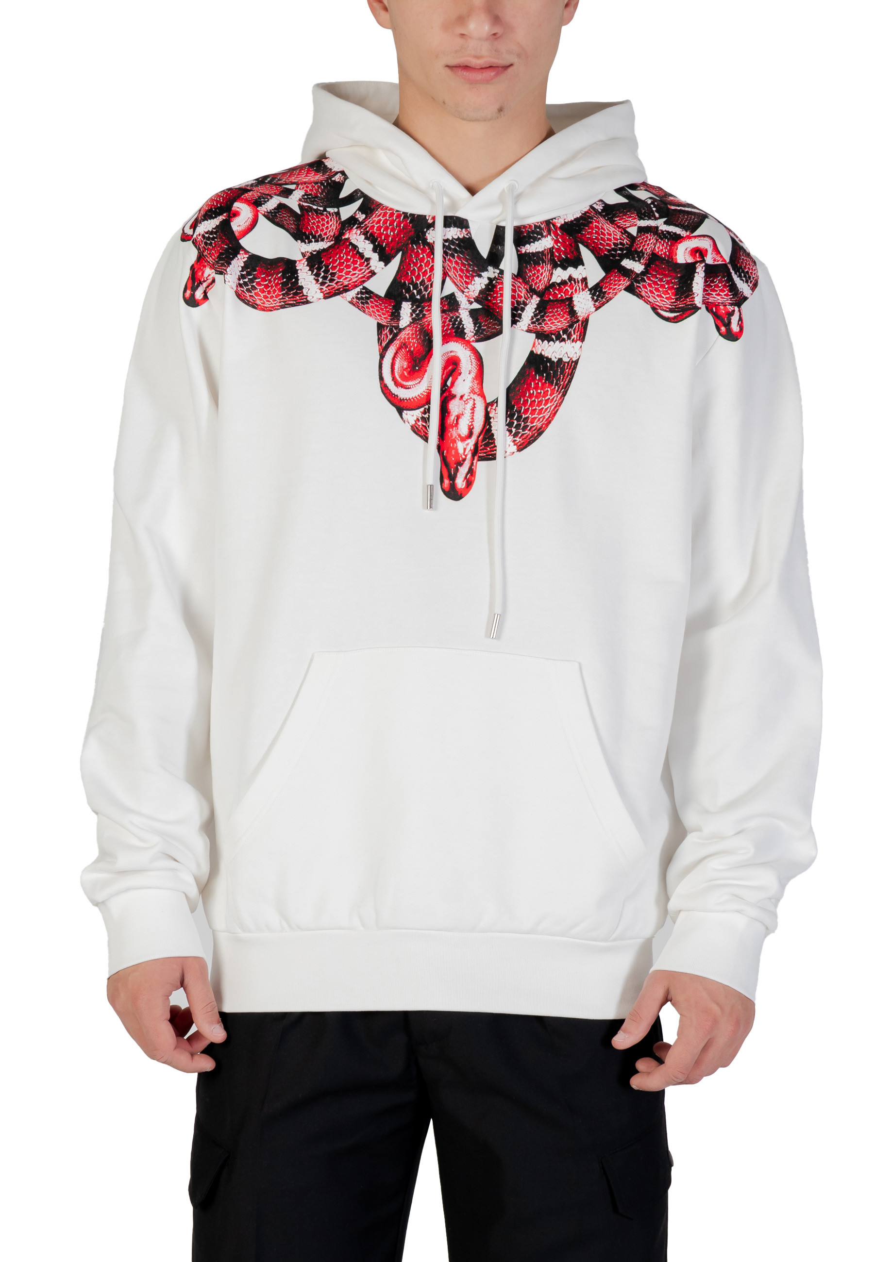 Biela mikina s kapucňou County Of Milan