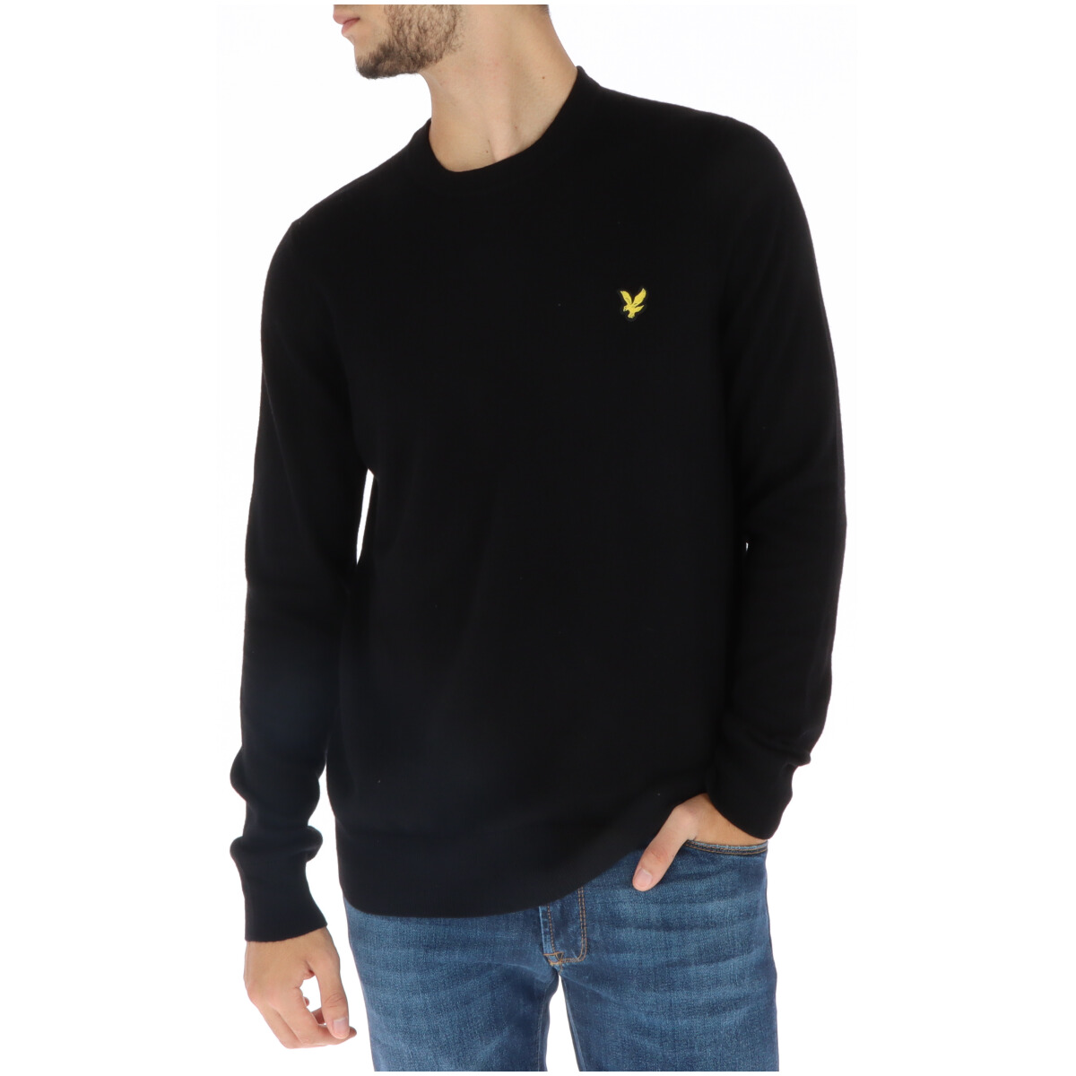 Čierny sveter Lyle & Scott