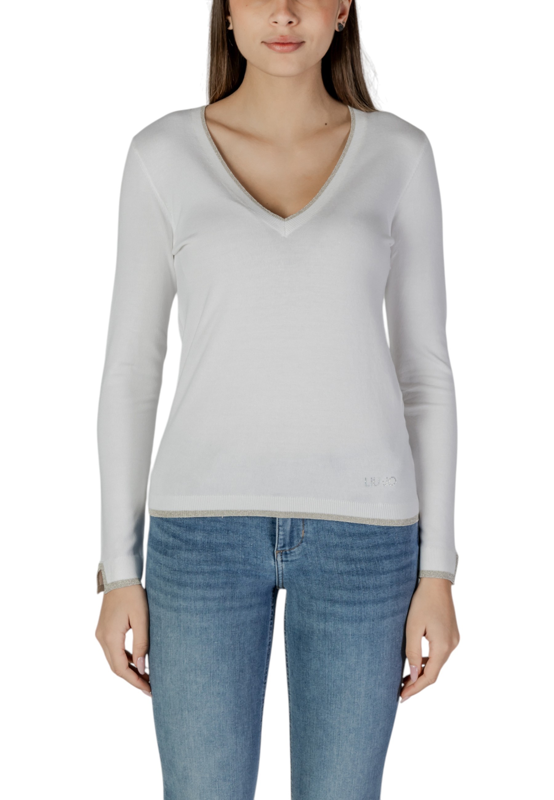 Дамски пуловер с V-образно деколте Liu Jo