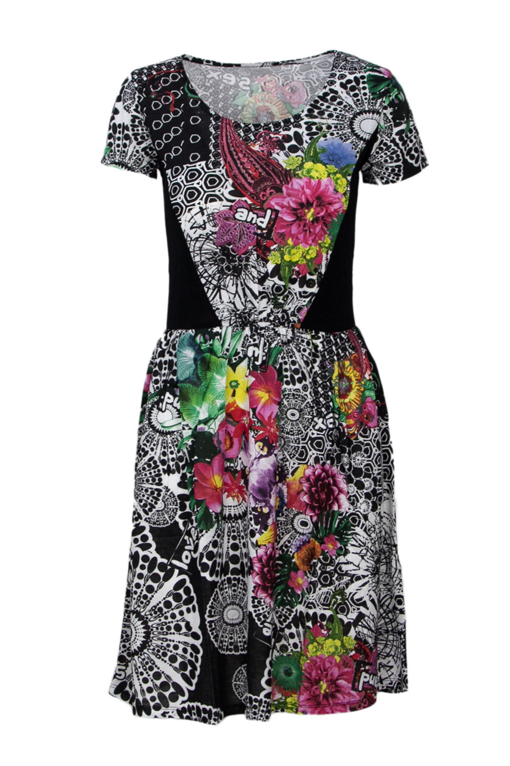 Мини рокля Desigual с флорален принт