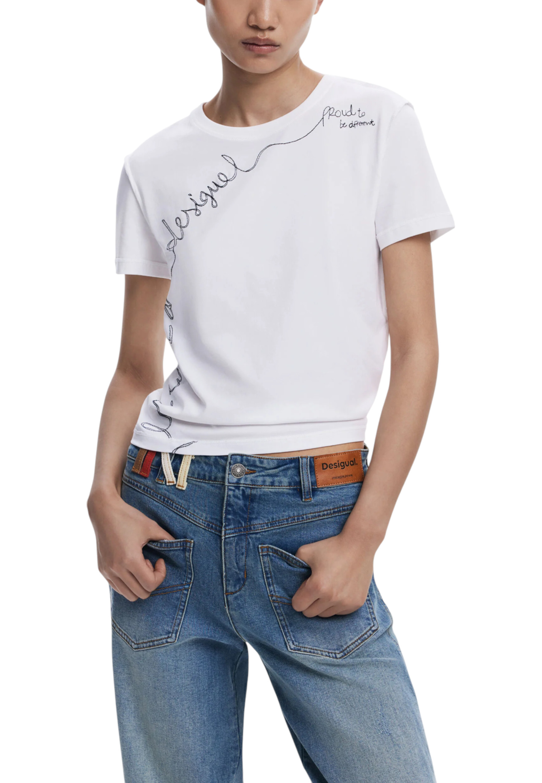 Desigual dámske tričko s potlačou