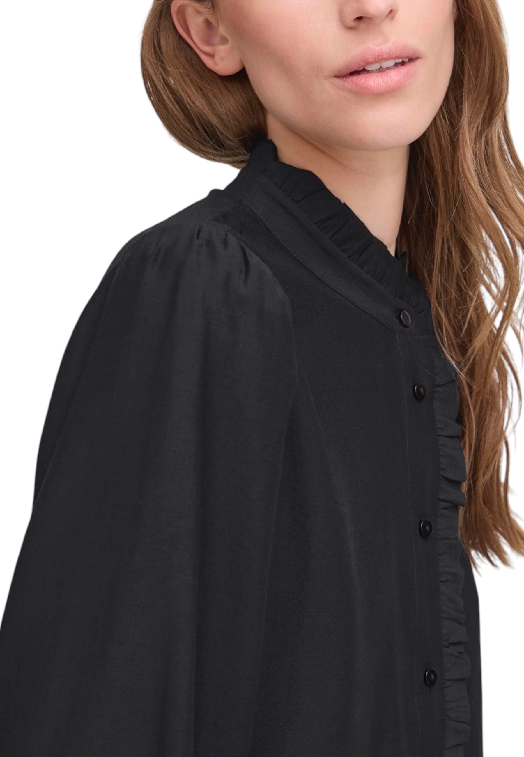 Черна блуза Ichi Donna