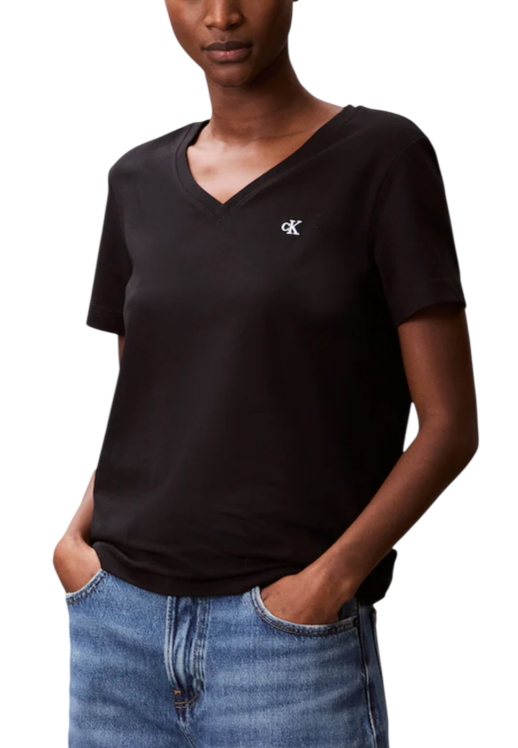 Calvin Klein Jeans T-Shirt s V-výstrihom