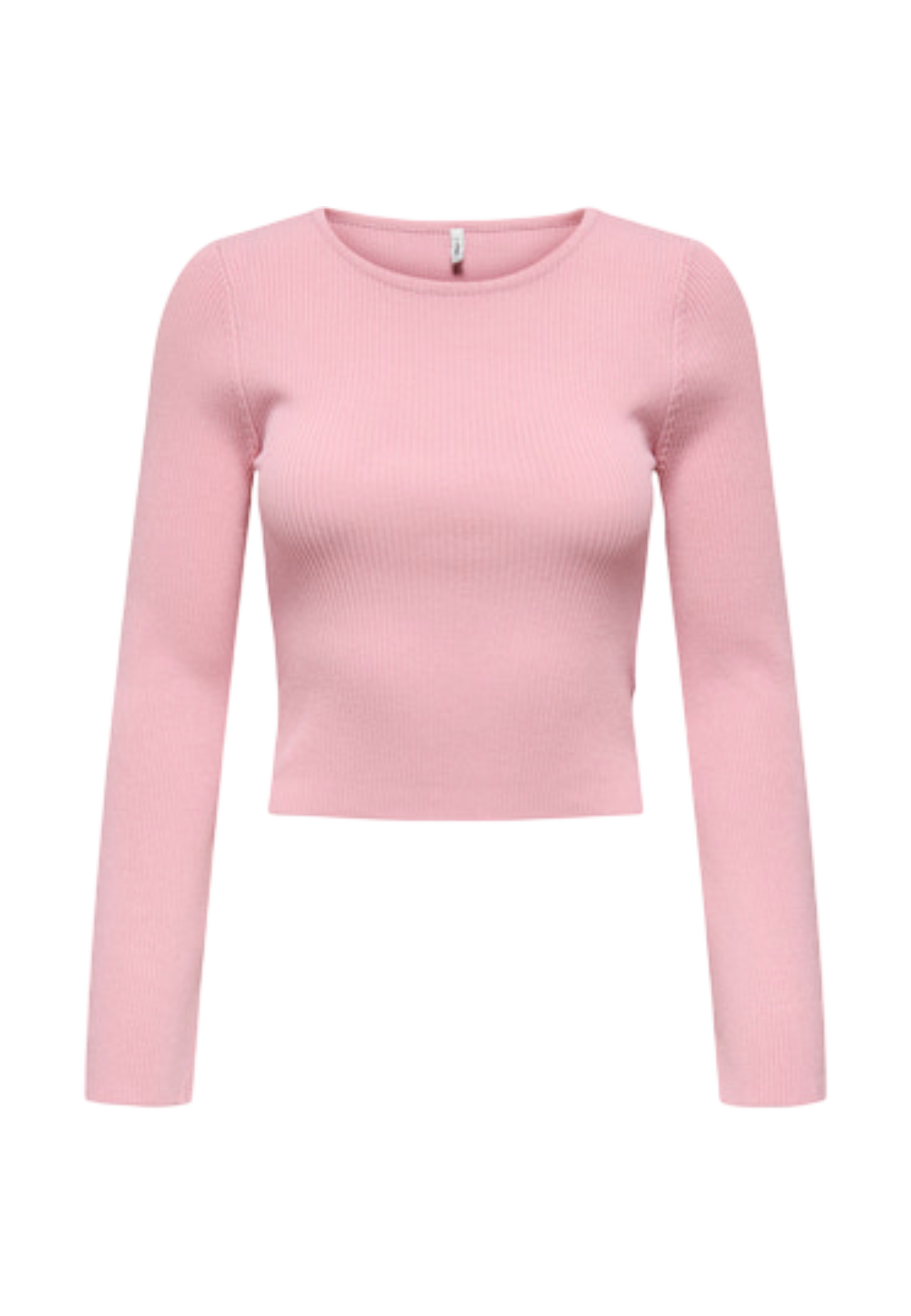 Розова тениска с дълъг ръкав