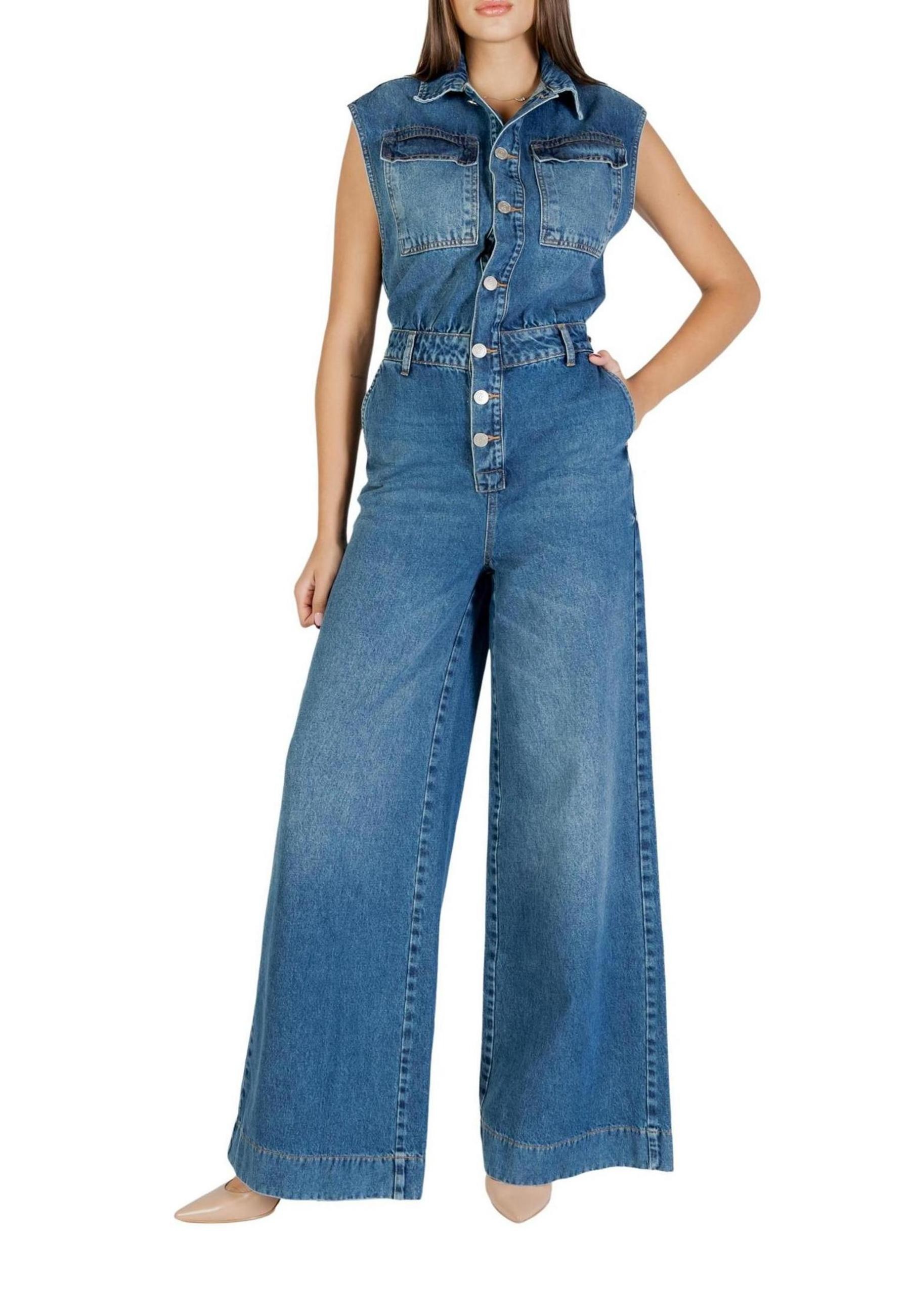 Dámský dlouhý džínový overal Colcci