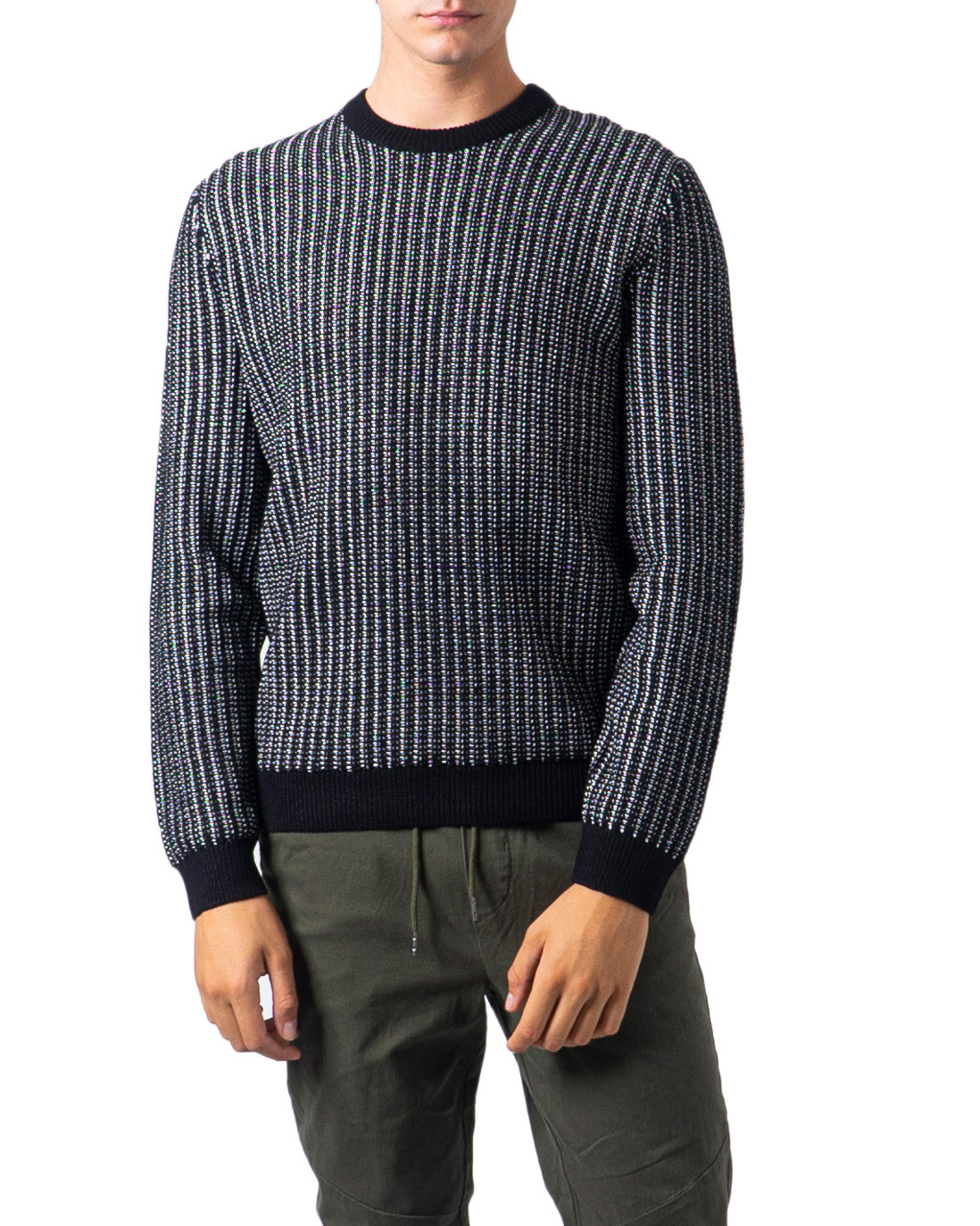 Мъжки пуловер с шарки Only &amp; Sons